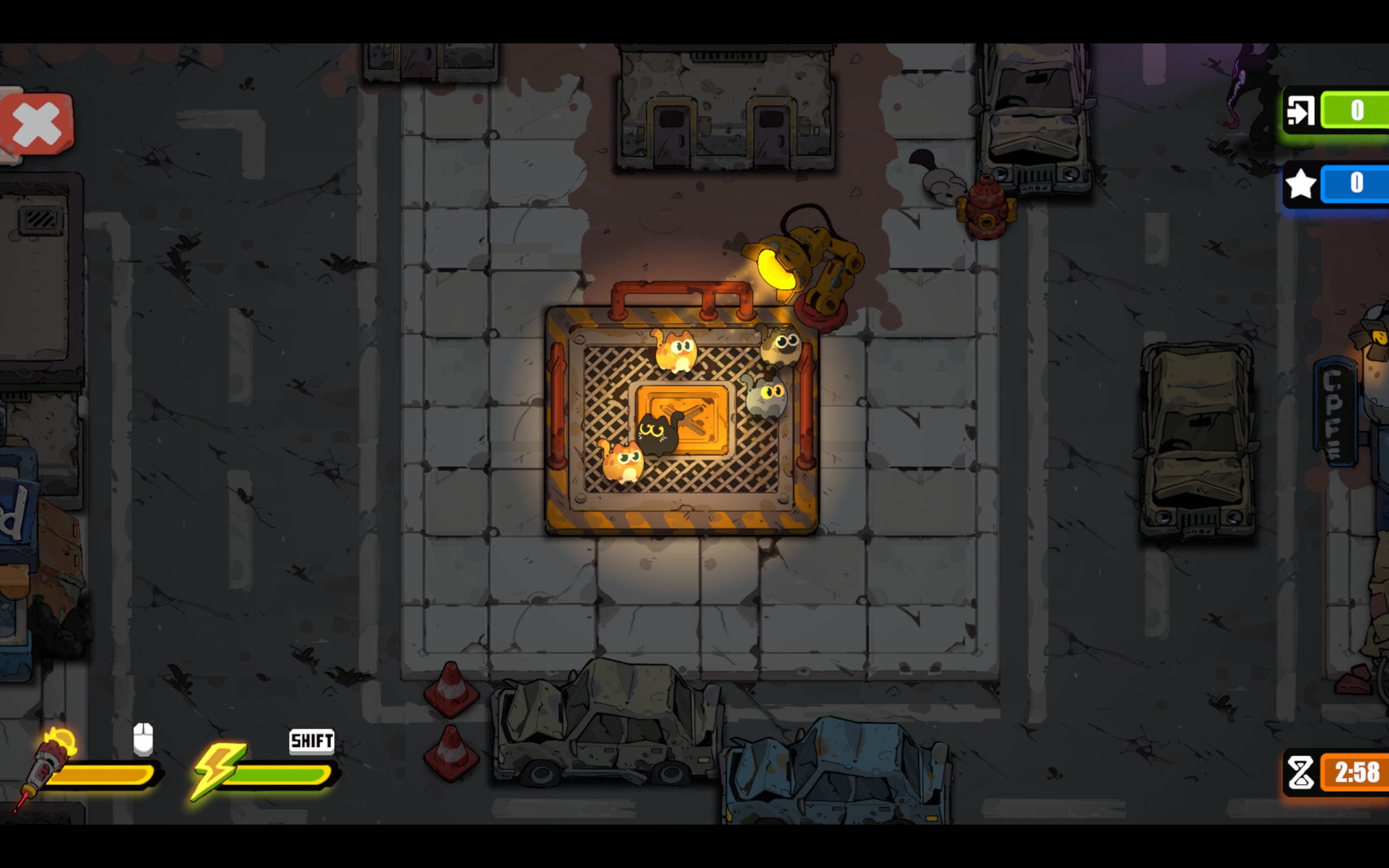 Light Cat Run Gameplay Screenshot