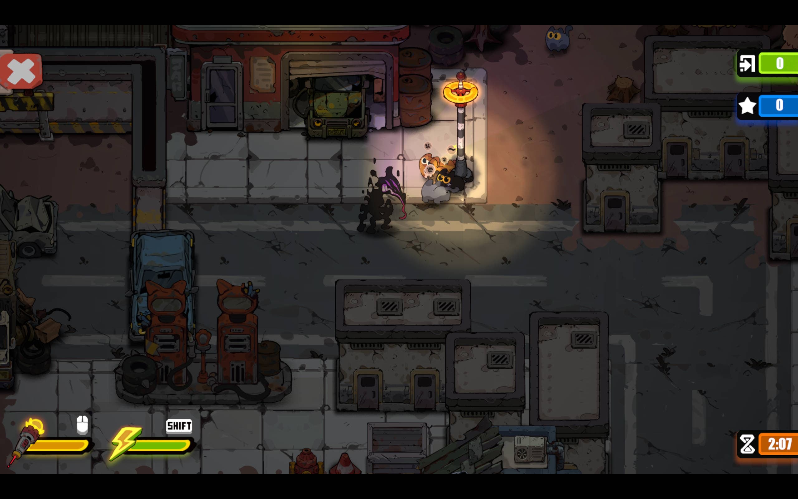 Light Cat Run Gameplay Screenshot