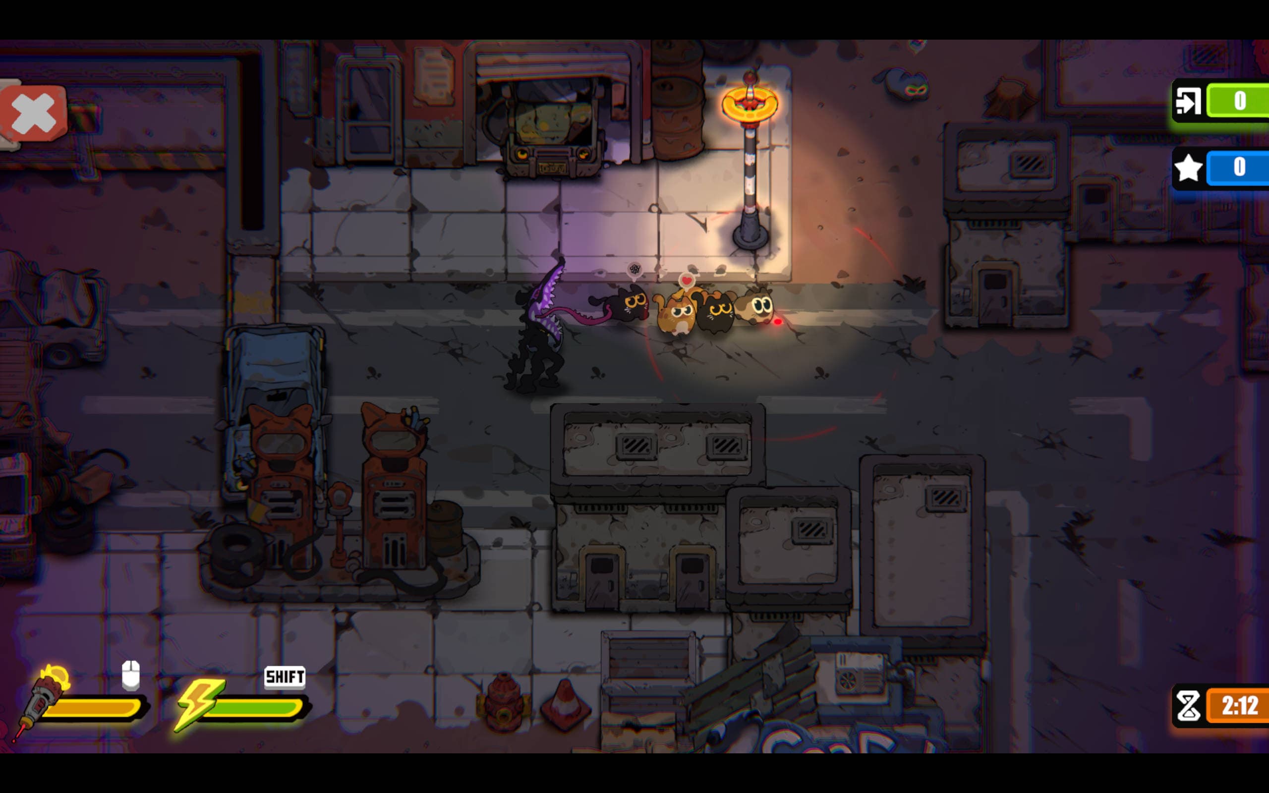 Light Cat Run Gameplay Screenshot